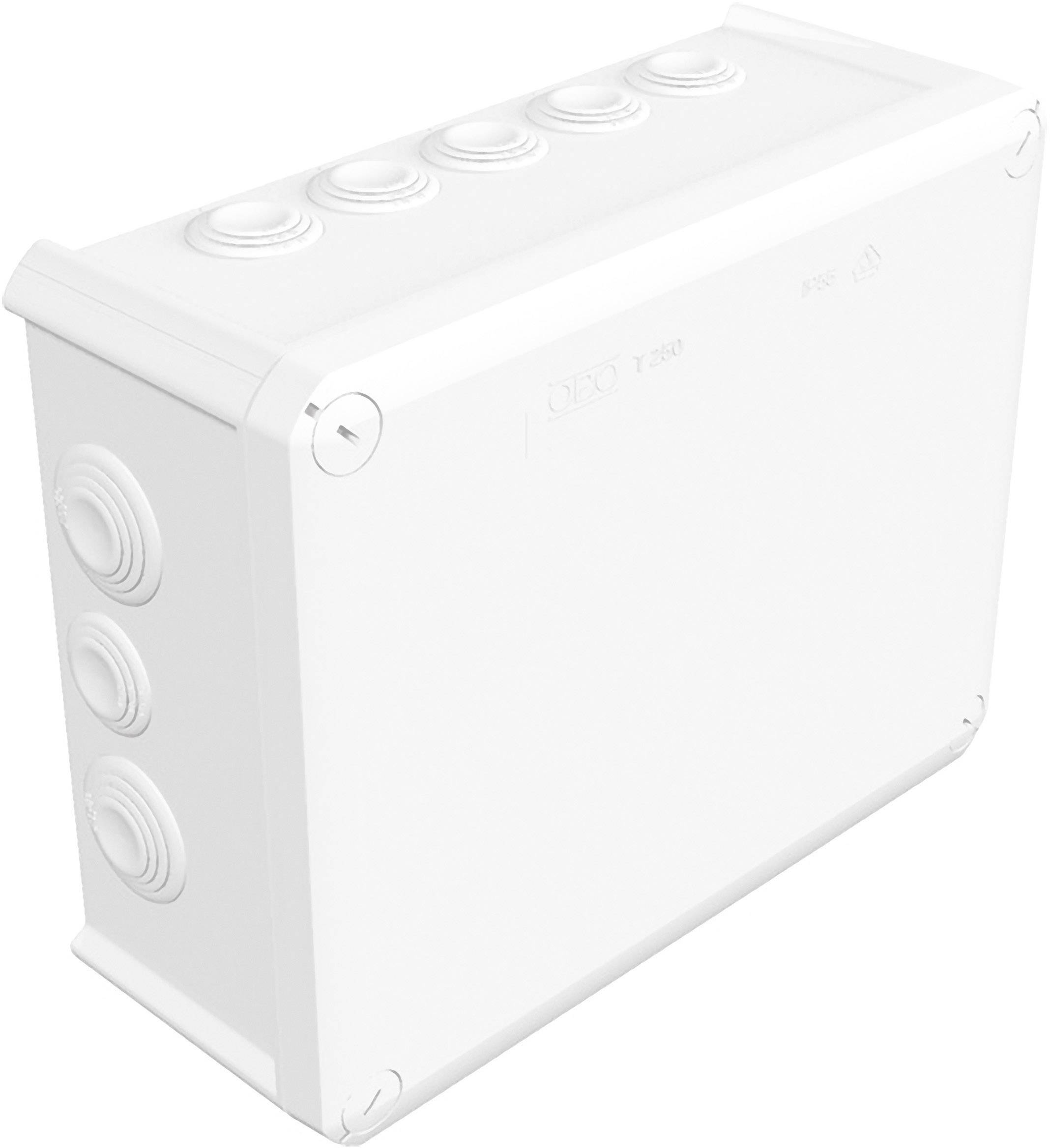 Boîte de dérivation OBO Bettermann 2007554 (L x l x H) 240 x 190 x 95 mm blanc pur (RAL 9010) IP66 1 pc(s)