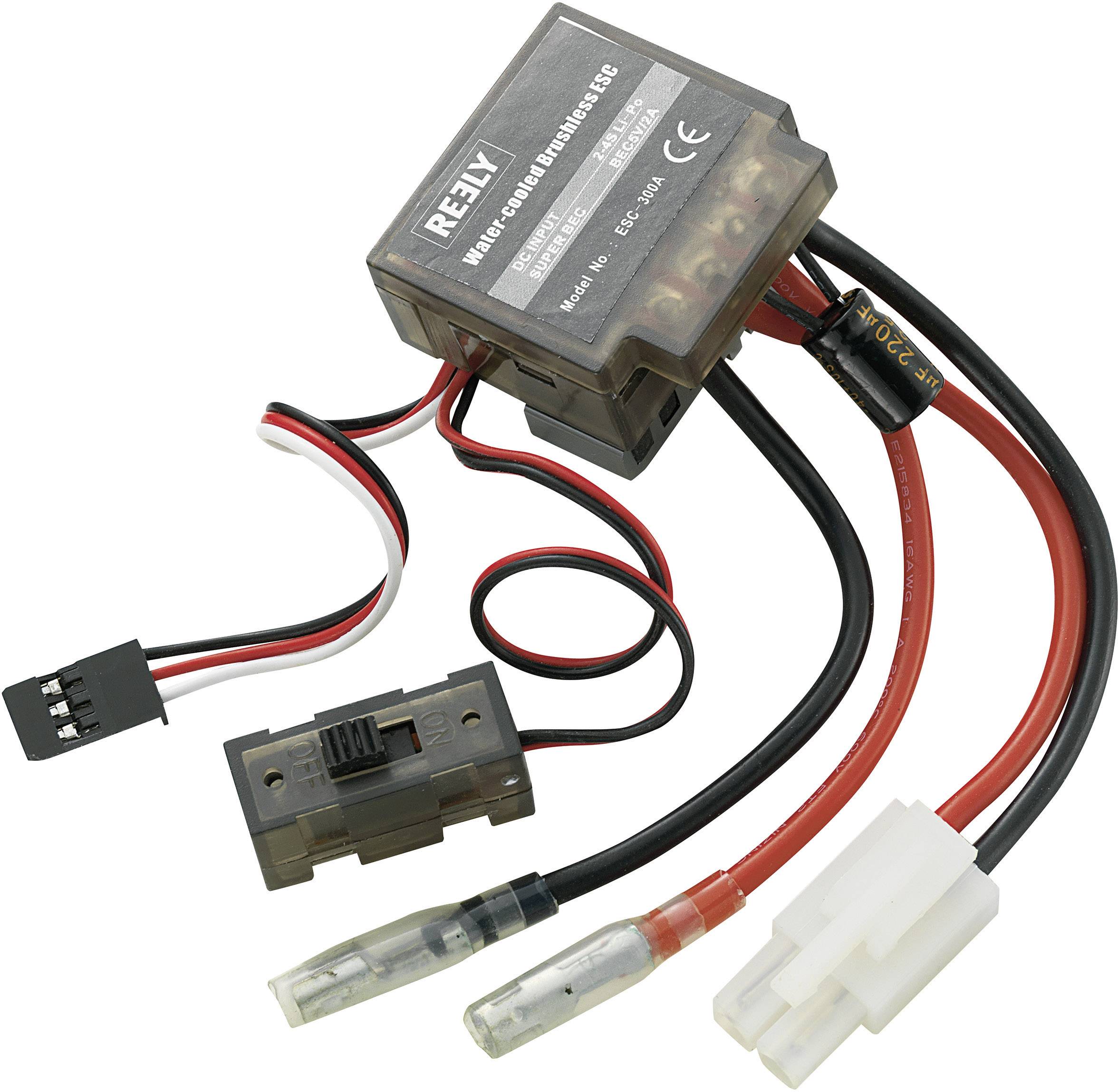 Régulateur de vitesse brushed de bateau 30 A Reely SC300C