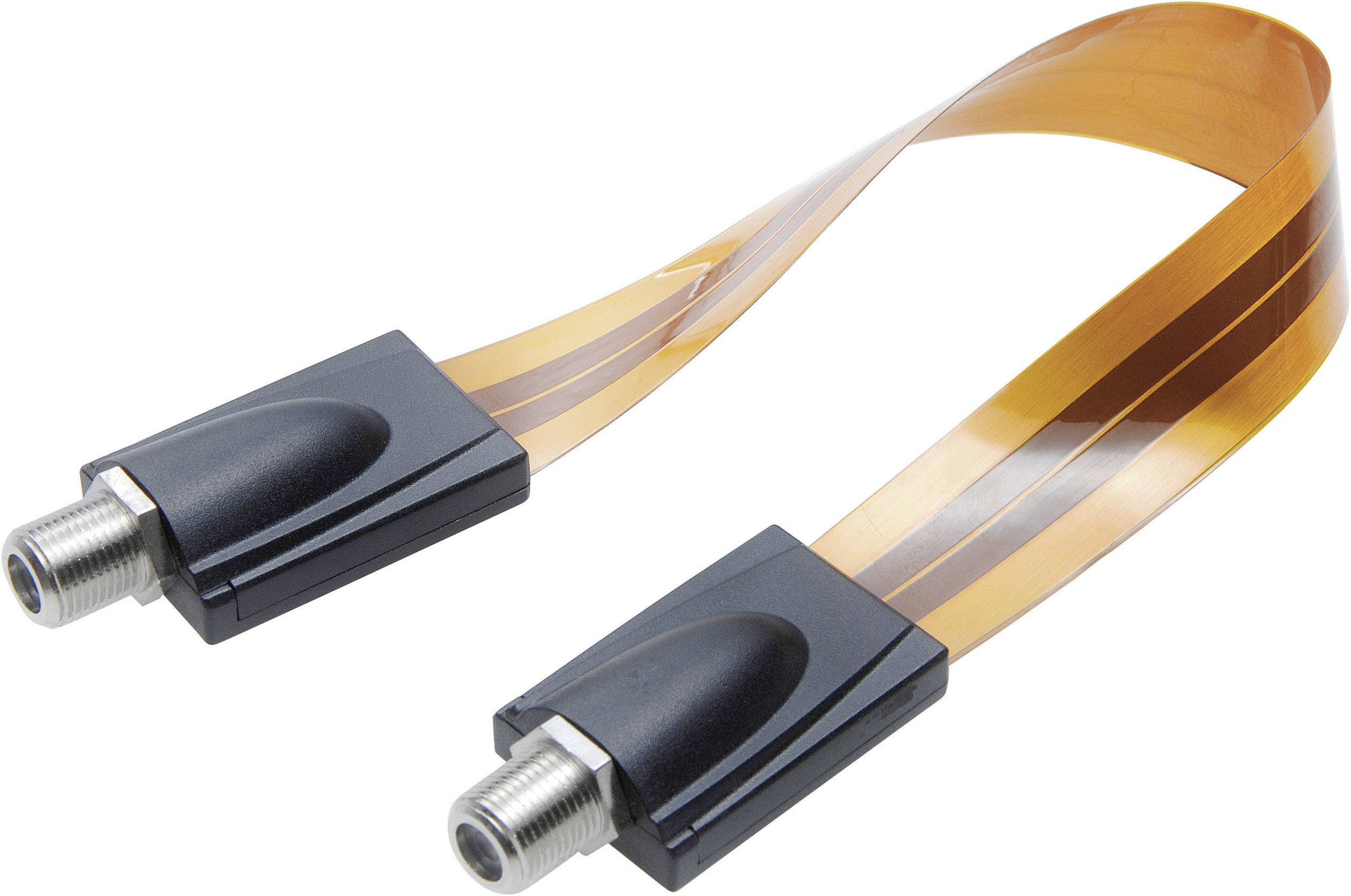 Câble de raccordement Vivanco 44107 [1x F femelle - 1x F femelle] 0.17 m cuivre