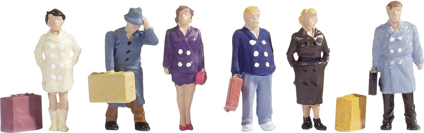 6 Figurines de voyageurs NOCH 15219 H0