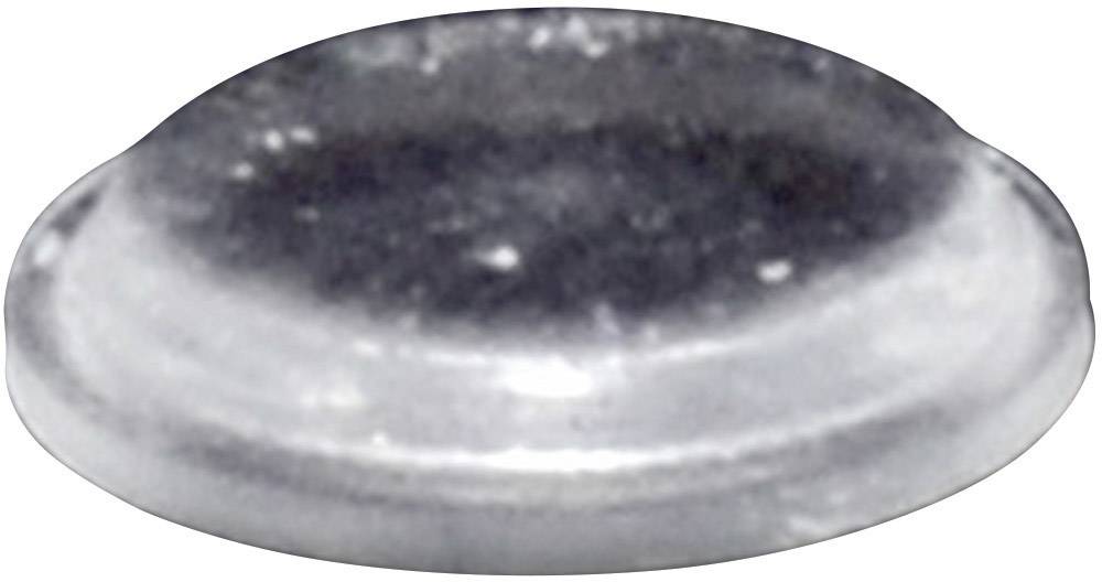 Une pile bouton en argent, souvent utilisée dans de petits appareils électroniques, posée sur une surface blanche.