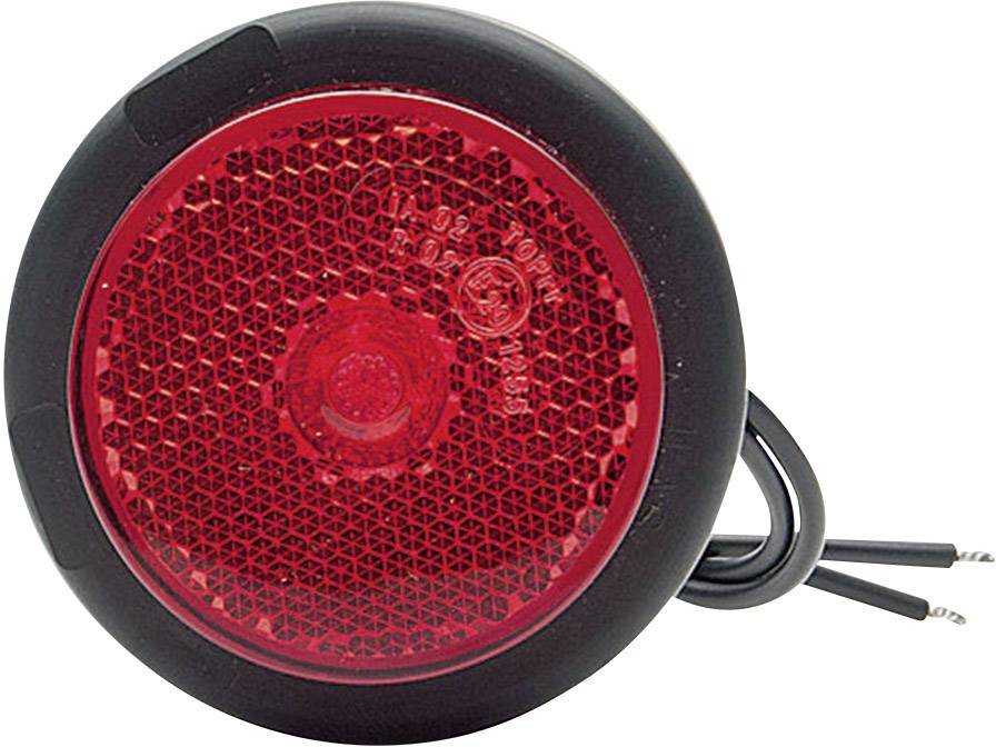 Feu de gabarit arrière rouge WAS 95680 12 V, 24 V