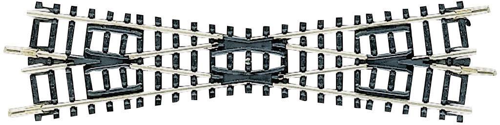 Croisement Fleischmann 22245 (N) Voie Fleischmann (sans ballast) 4 pc(s)