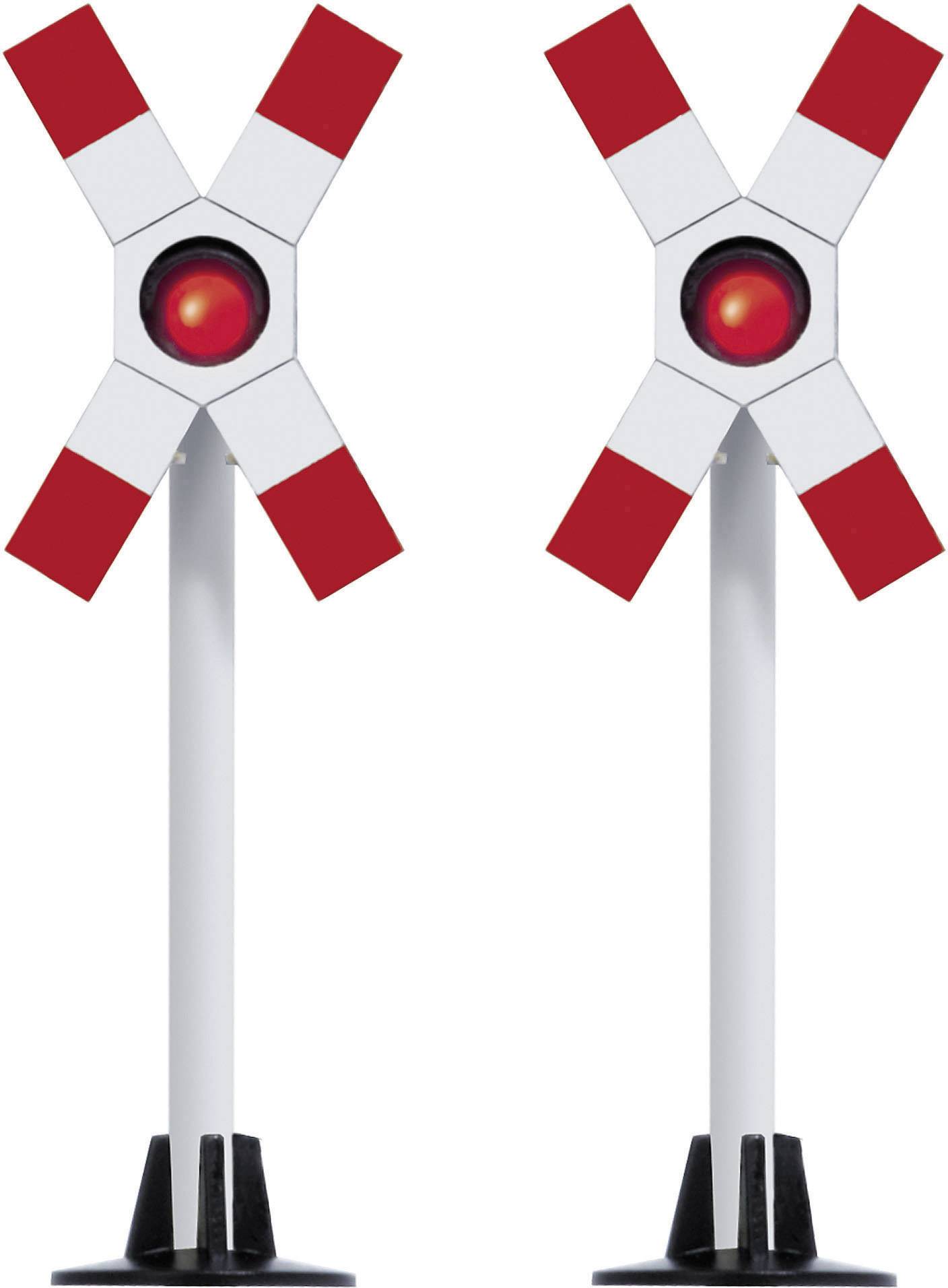 Système clignotant d'avertissement Busch 5928 H0 modèle fini 1 set