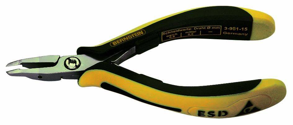 Bernstein Tools TECHNICline 3-981-15 antistatique (ESD) Pince coupante pointue sans facette 135 mm