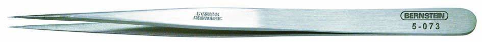 Bernstein Tools for Electronics 5-073 Pince brucelle CMS SS SA très pointue, effilée 140 mm