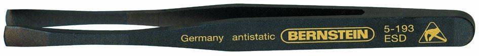 Bernstein Tools for Electronics 5-193 Pince brucelle de précision NK35A semi-ronde 120 mm
