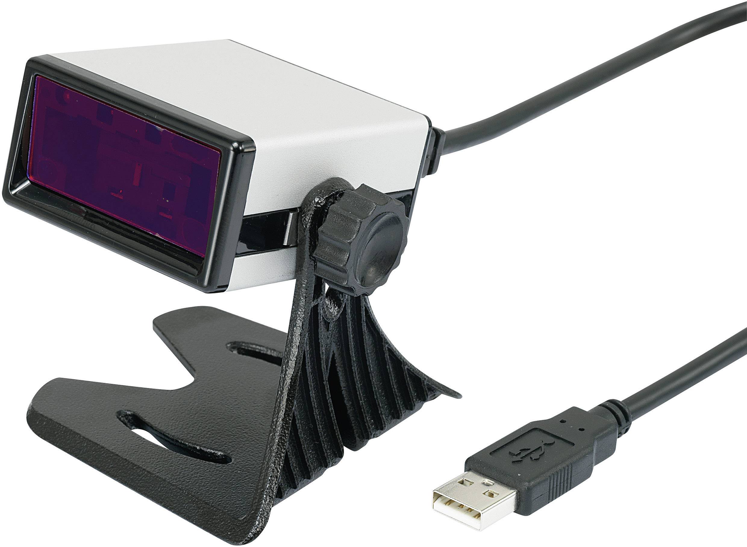 Lecteur de code-barres Renkforce FS5020E USB-Kit USB argent, noir