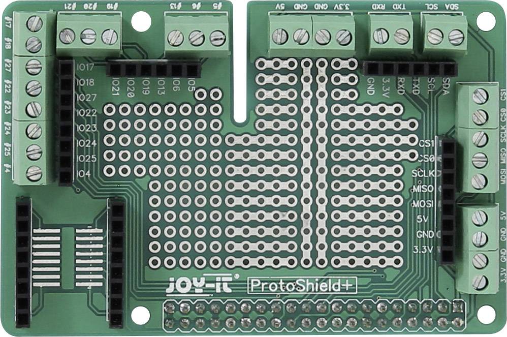 Joy-it Prototyping Pi Plate Kit Carte d'extension Convient pour (kits de développement): Raspberry Pi®