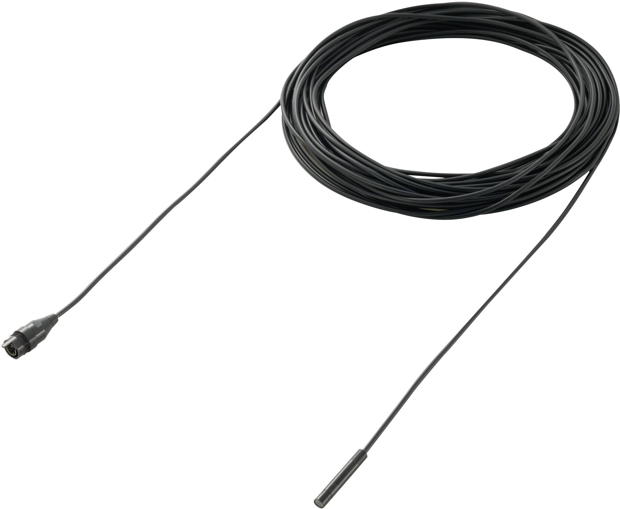 VOLTCRAFT BS-8.0/20m VGA Sonde d'endoscope Ø de la sonde 8 mm 20 m étanche, fonction pivotante, éclairage LED