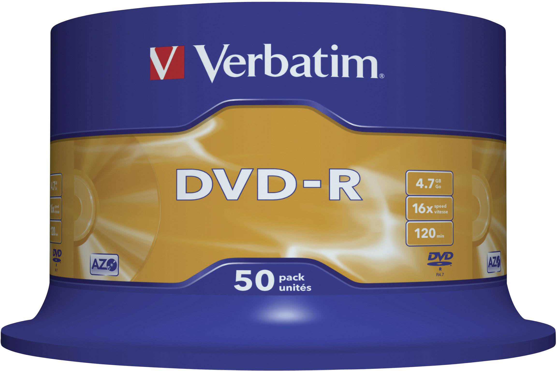 DVD-R vierge Verbatim 43548 50 pc(s) 4.7 GB 120 min
