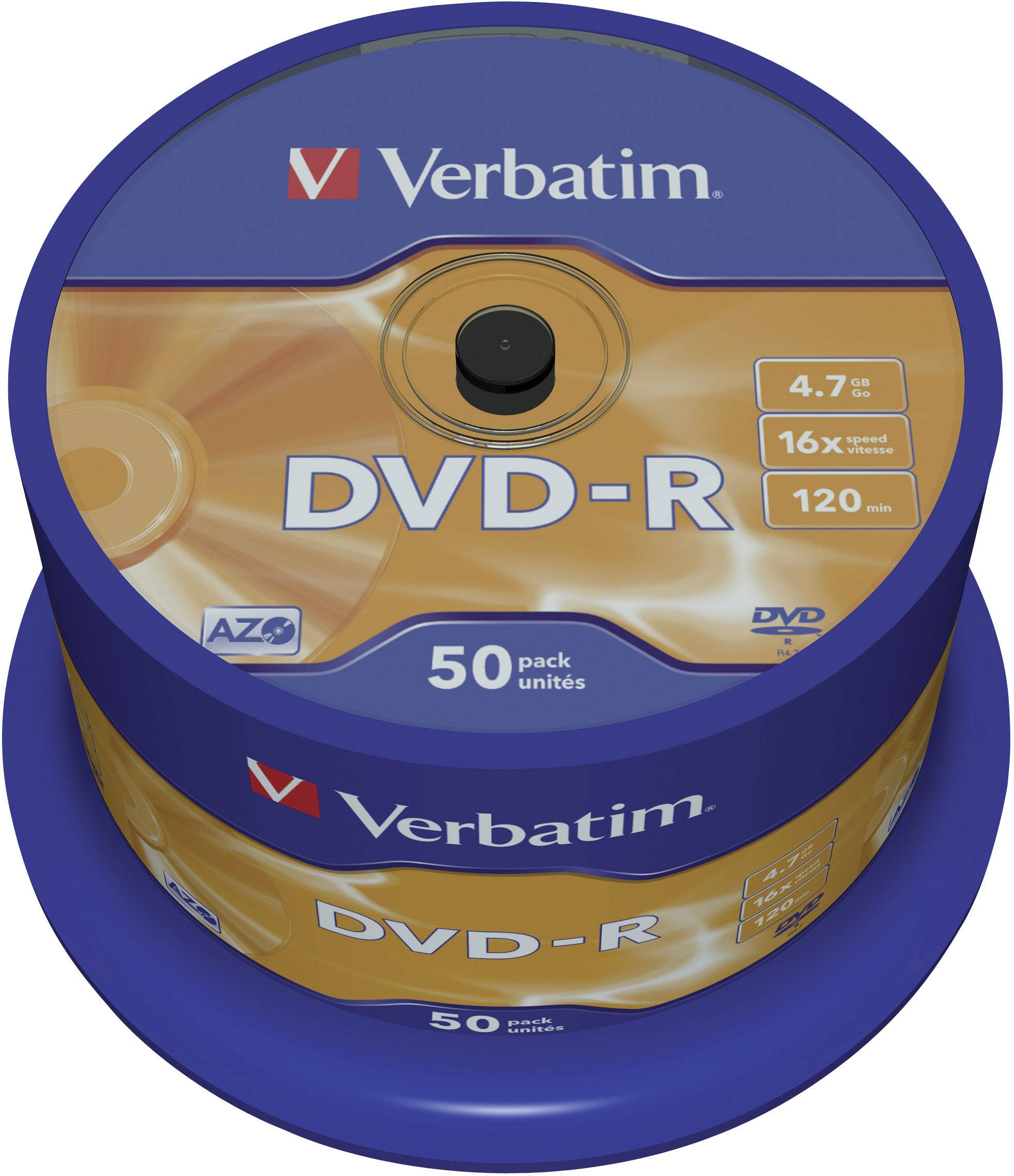 DVD-R vierge Verbatim 43548 50 pc(s) 4.7 GB 120 min