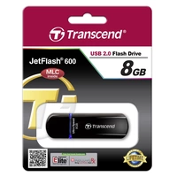 Clé USB Transcend JetFlash® 600 8 GB USB 2.0 Clé USB Transcend JetFlash® 600 8 GB USB 2.0