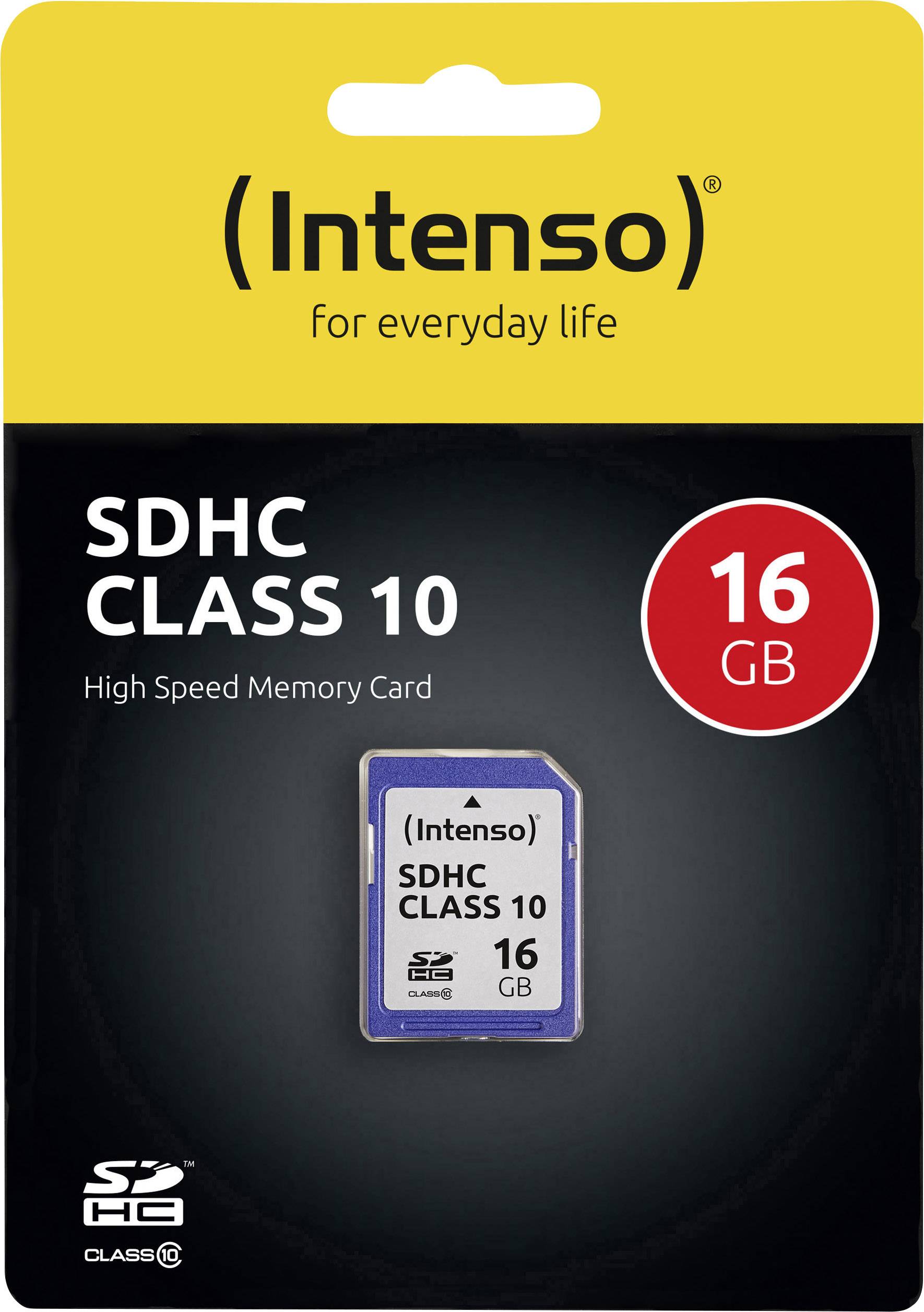 Carte SDHC INTENSO 16Go Class 10