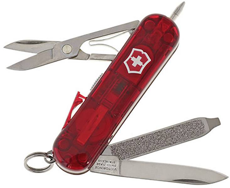 Victorinox Signature Lite 0.6226.T Couteau suisse Nombre de fonctions 7 rouge (transparent)