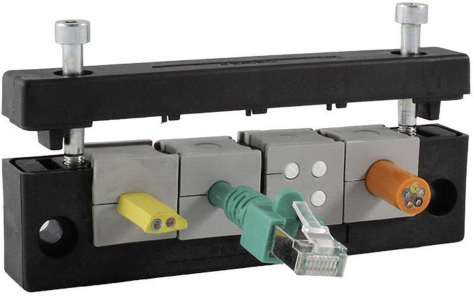 Barrette d'entrée de câble Icotek KEL-E3 42258 Ø max. des bornes 17 mm Polyamide noir 1 pc(s)