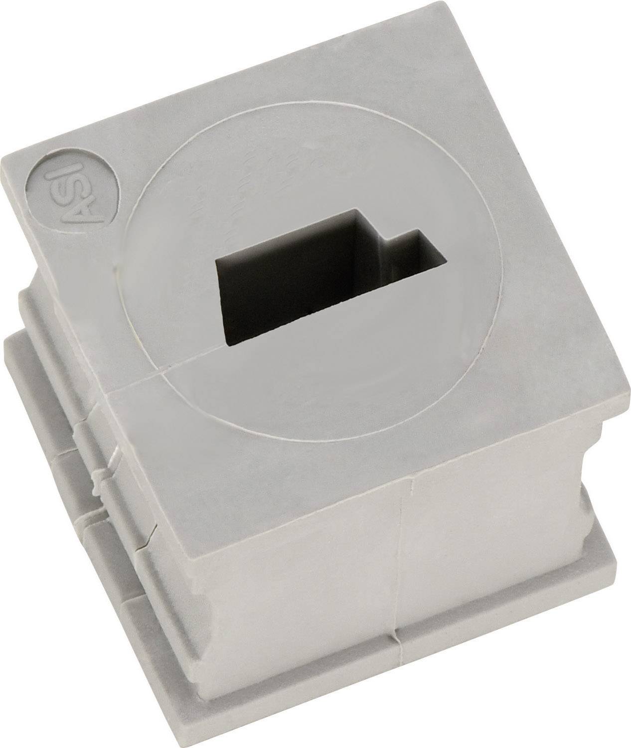 Passe-câbles Icotek QT ASI 1 42573 Elastomère gris