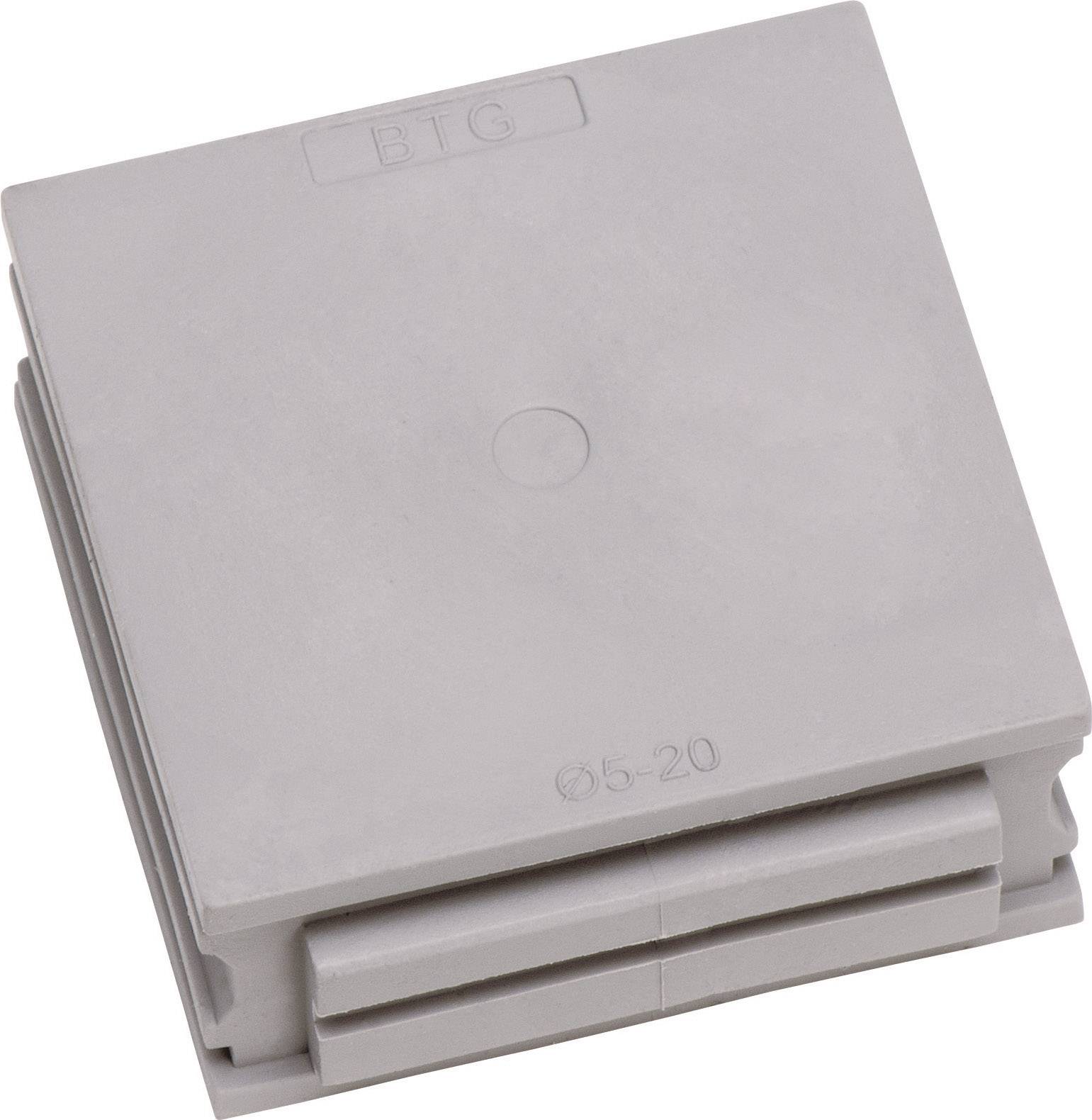 Passe-câbles Icotek QTB 42540 joint aveugle Elastomère gris