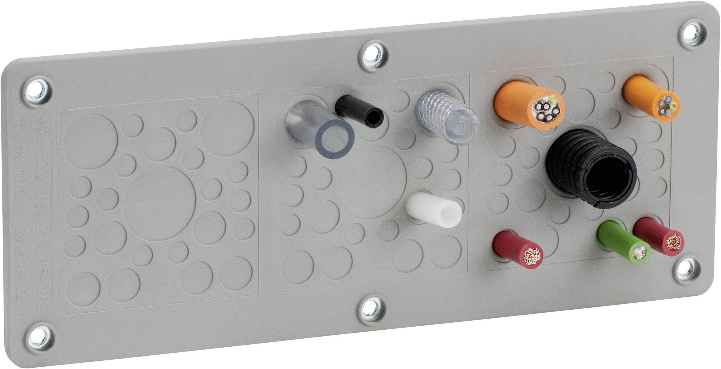 Passe-câbles Icotek KEL-DPZ-KL 72 43675.001 Ø max. des bornes 22 mm Tôle d'acier, Elastomère 1 pc(s)