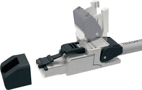 RJ45 mâle droit, assemblage sur site Telegärtner 100023037 100023037 RJ45 mâle, droit 1 pc(s)