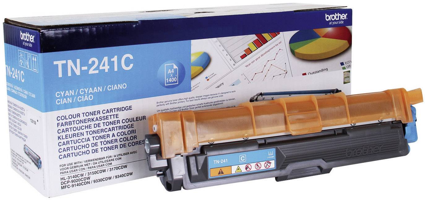 Cassette de toner d'origine Brother TN-241C cyan