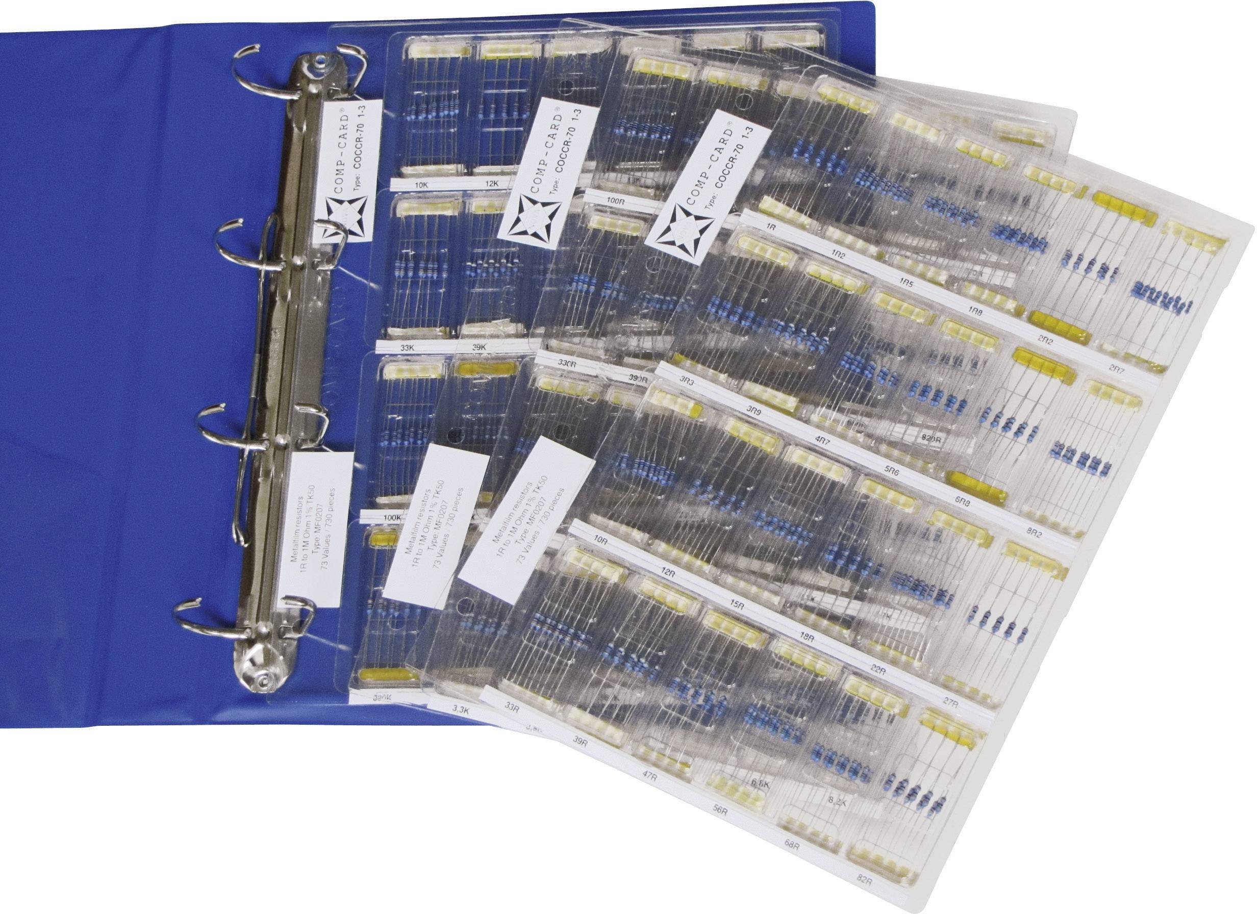 NOVA by Linecard COCCR-70 COCCR-70 Jeu de résistances à couche métallique sortie axiale 0.6 W 1 % 730 parties