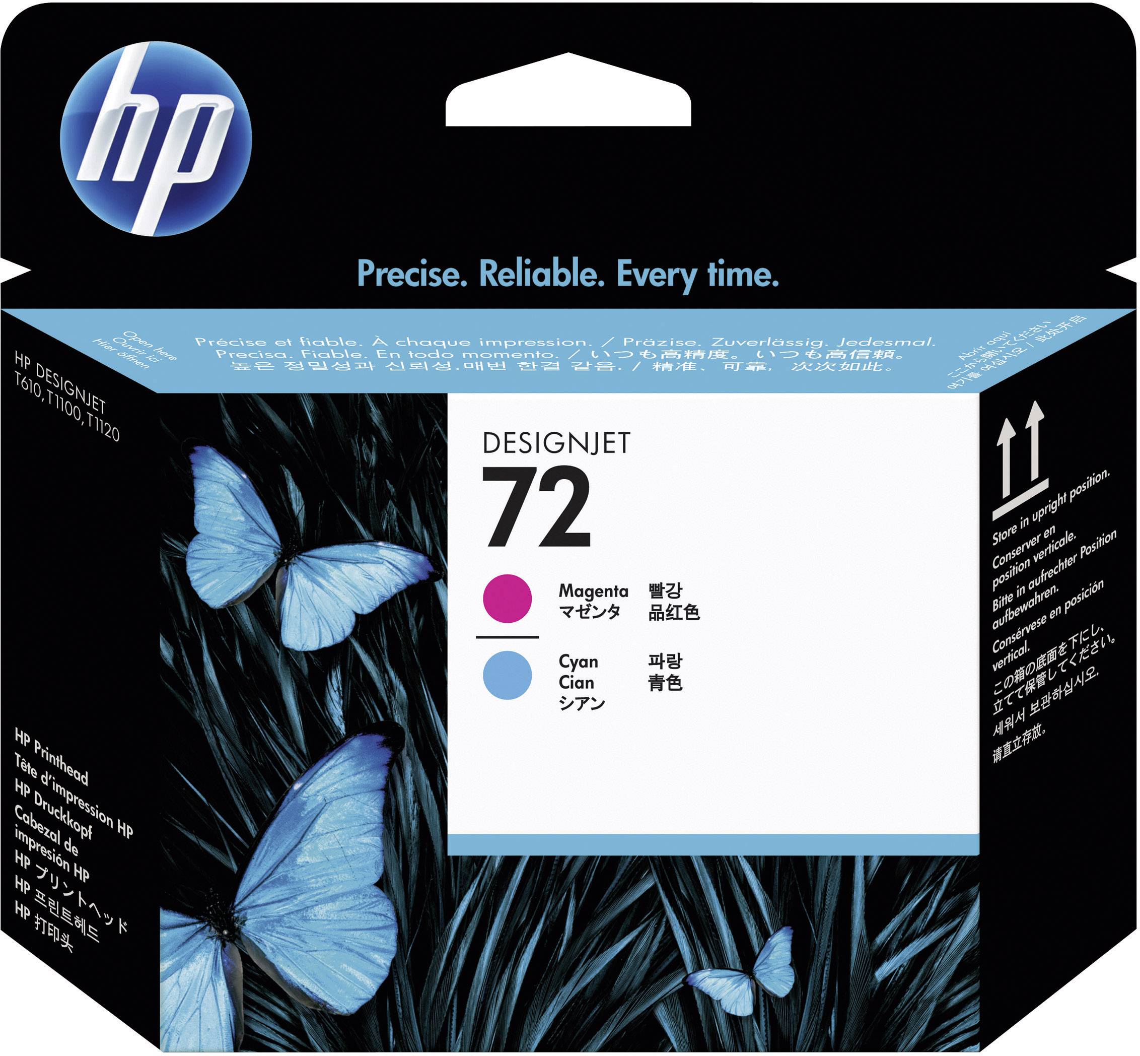 Cartouche d'origine HP 72 cyan, magenta C9383A