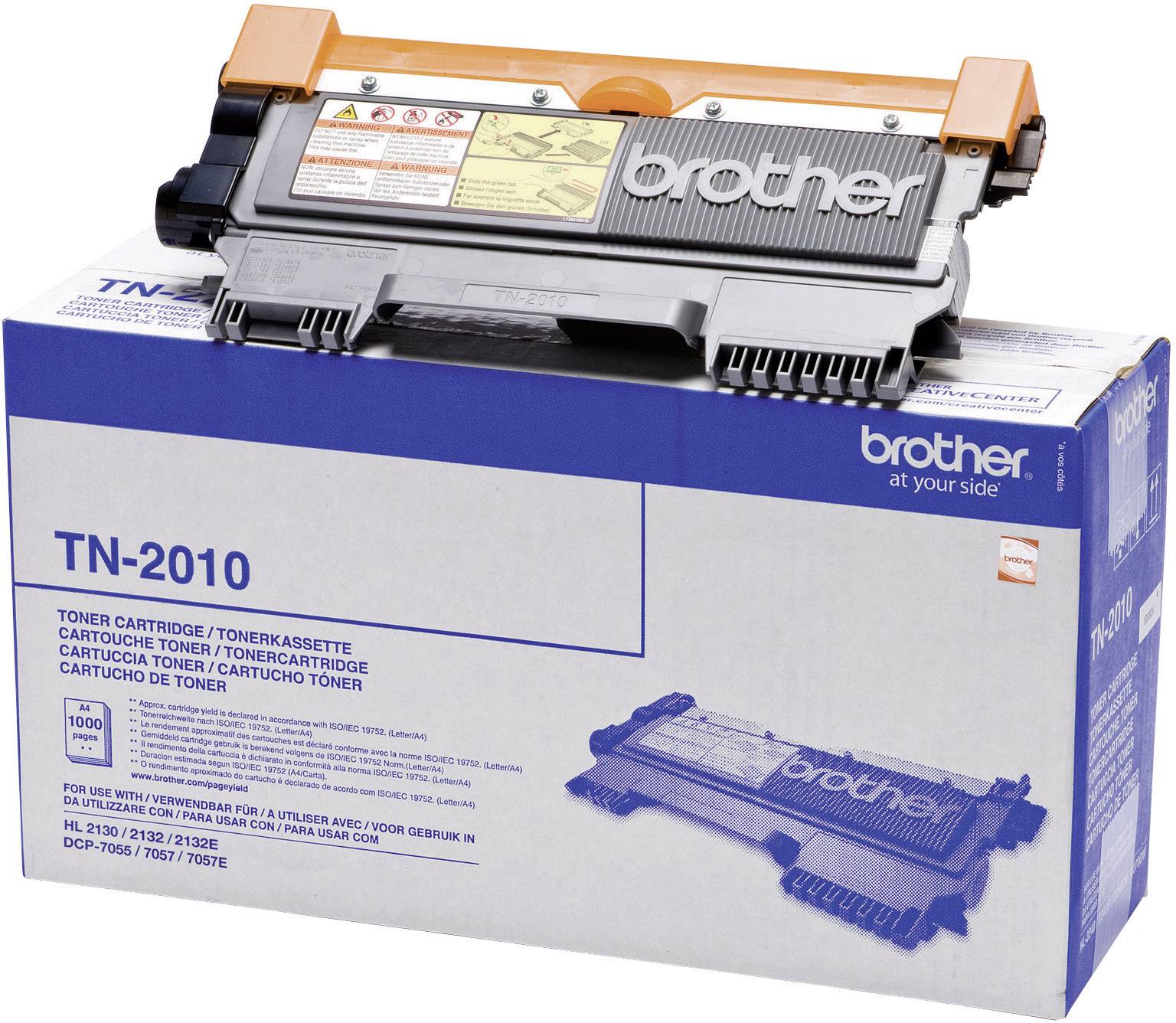 Cassette de toner d'origine Brother TN-2010 noir