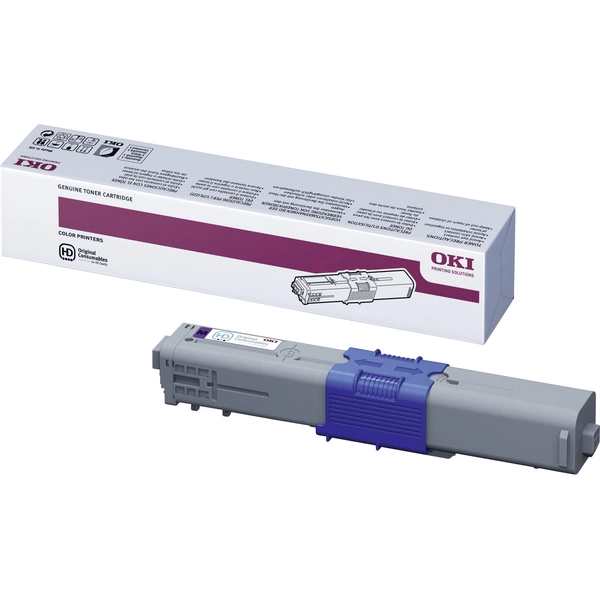 Cassette de toner d'origine OKI C330 C331 C510 C511 C530 C531 MC351 MC352 MC361 MC362 MC561 MC562 magenta Cassette de toner d'origine OKI C330 C331 C510 C511 C530 C531 MC351 MC352 MC361 MC362 MC561 MC562 magenta