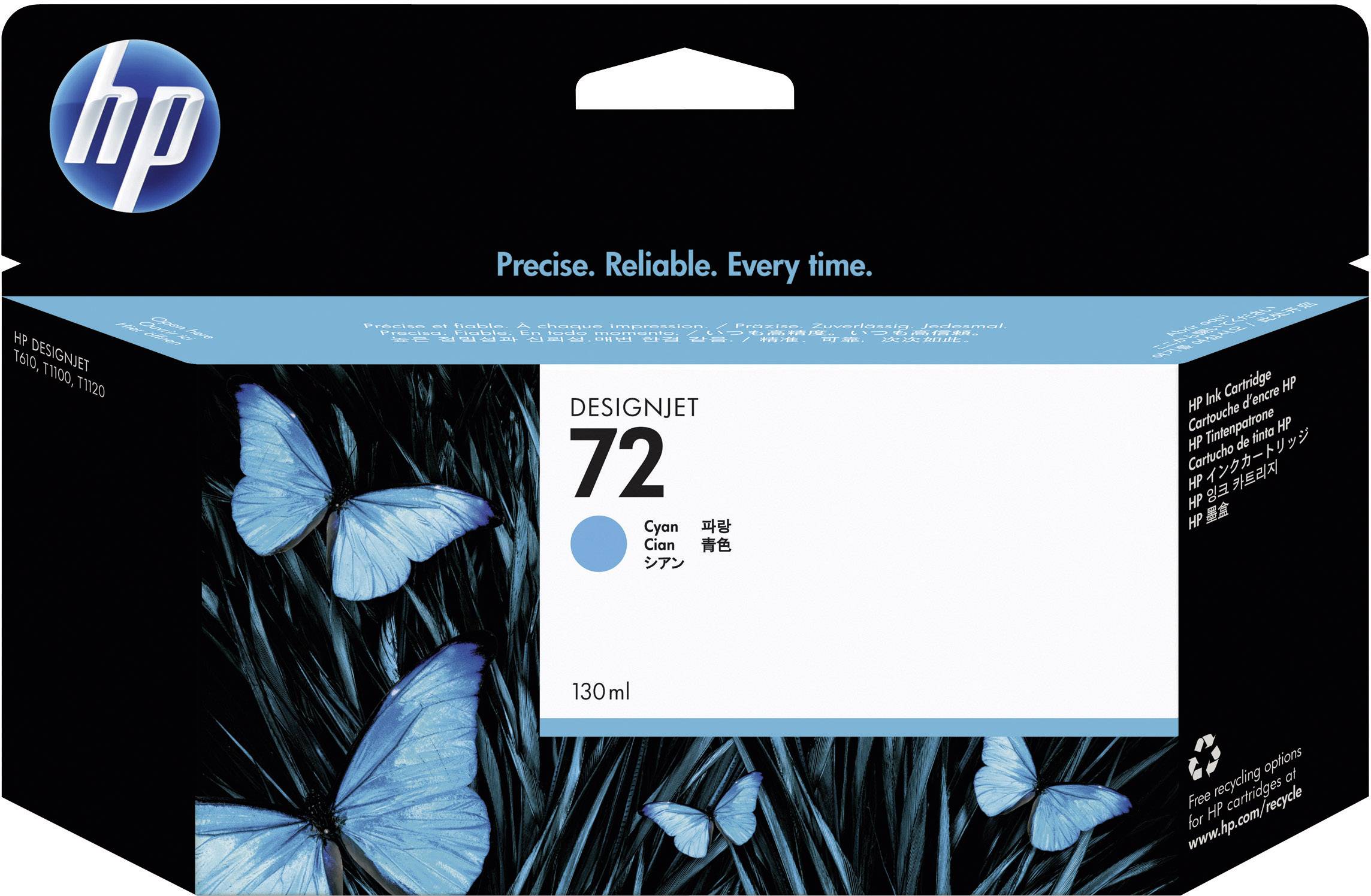 HP Encre 72 d'origine cyan C9371A 130 ml