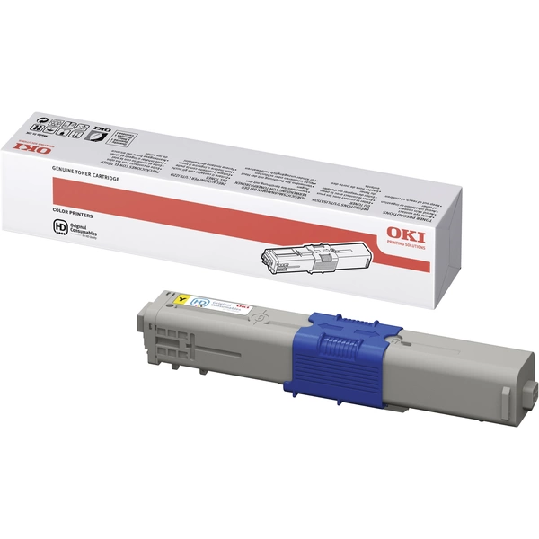 Cassette de toner d'origine OKI C330 C331 C510 C511 C530 C531 MC351 MC352 MC361 MC362 MC561 MC562 jaune Cassette de toner d'origine OKI C330 C331 C510 C511 C530 C531 MC351 MC352 MC361 MC362 MC561 MC562 jaune