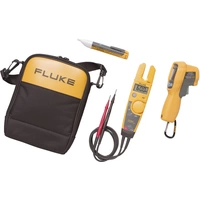 Pince ampèremétrique, Multimètre numérique Fluke T5-600/62MAX+/1AC KIT CAT III 600 V Affichage (nombre de points):4000 Pince ampèremétrique, Multimètre numérique Fluke T5-600/62MAX+/1AC KIT CAT III 600 V Affichage (nombre de points):4000