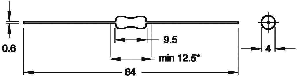 Fastron SMCC-R22M-02 SMCC-R22M-02 Inductance HF sortie axiale SMCC 0.22 µH 0.10 Ω 1.45 A