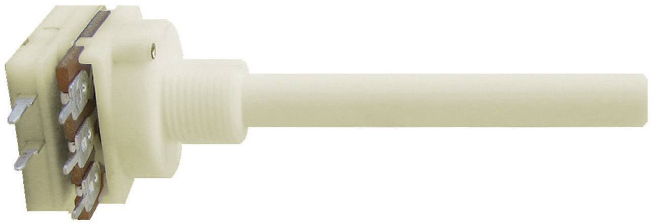 Weltron 002045038770 WCIP162KCIP-08-50F1-100K-20%-LIN Potentiomètre rotatif avec interrupteur mono 0.2 W 100 kΩ