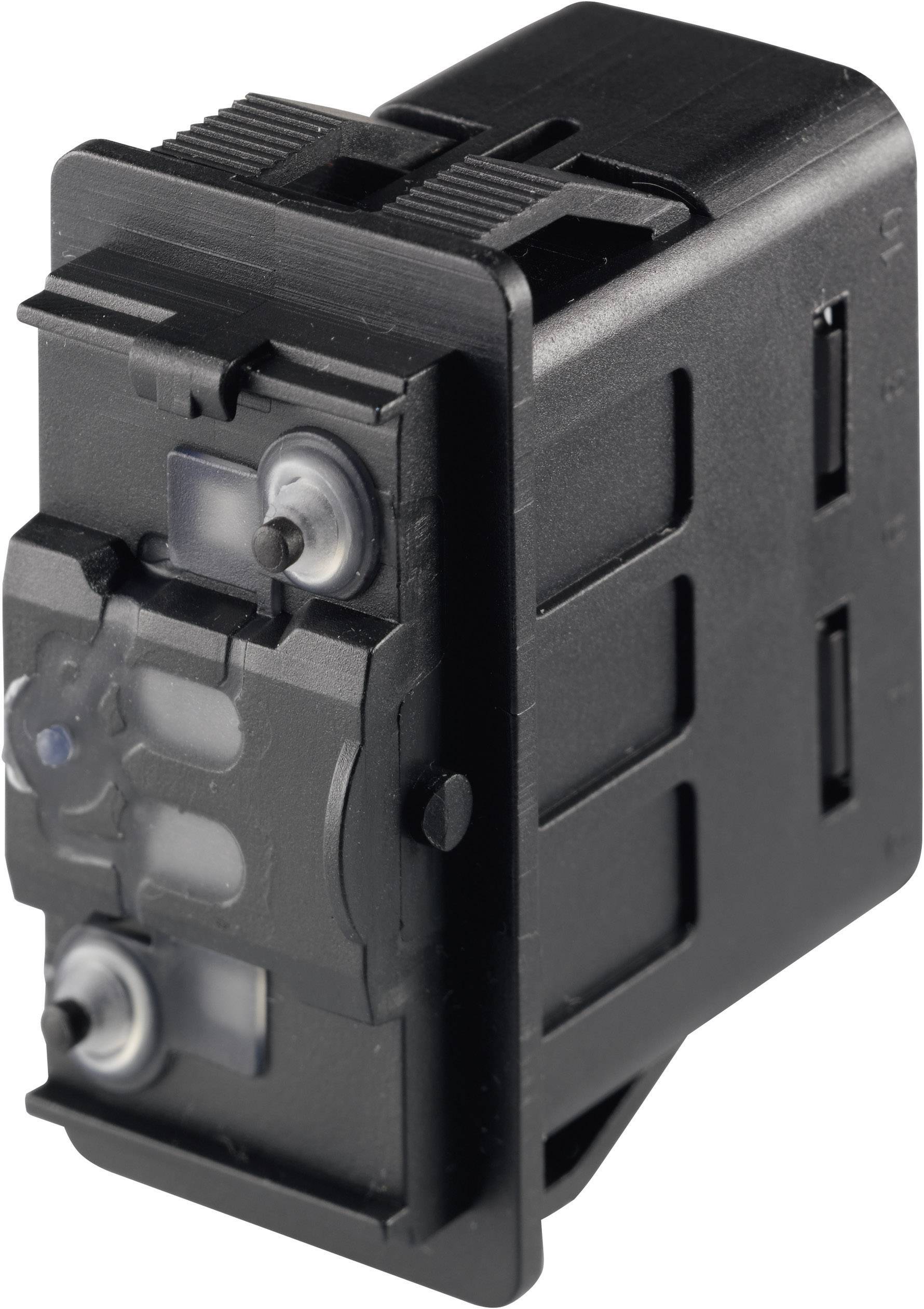 Marquardt 3250.0418 Interrupteur à bascule pour l'automobile 3250.0418 12 V/DC, 24 V/DC 10 A 2 x (On)/Off/(On) à rappel IP66/IP67