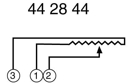 ALPS 192494 Potentiomètre de studio 10 kΩ mono 0.5 W linéaire 1 pc(s)