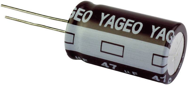 Yageo SE063M0047B3F-0811 Condensateur électrolytique sortie radiale 3.5 mm 47 µF 63 V 20 % (Ø x H) 8 mm x 11 mm
