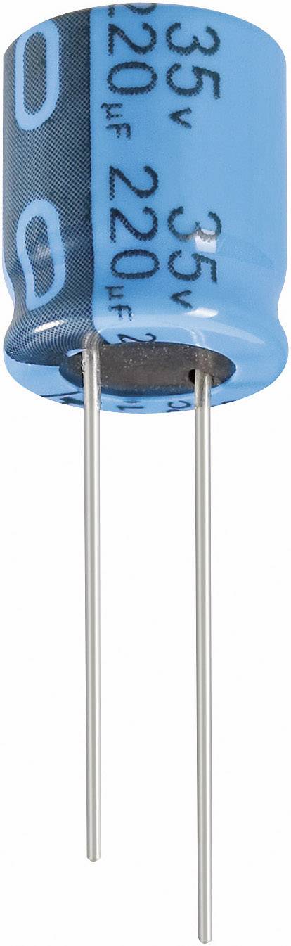 Jianghai ECR1EPT221MFF350811 Condensateur électrolytique sortie radiale 3.5 mm 220 µF 25 V 20 % (Ø x H) 8 mm x 11.5 mm