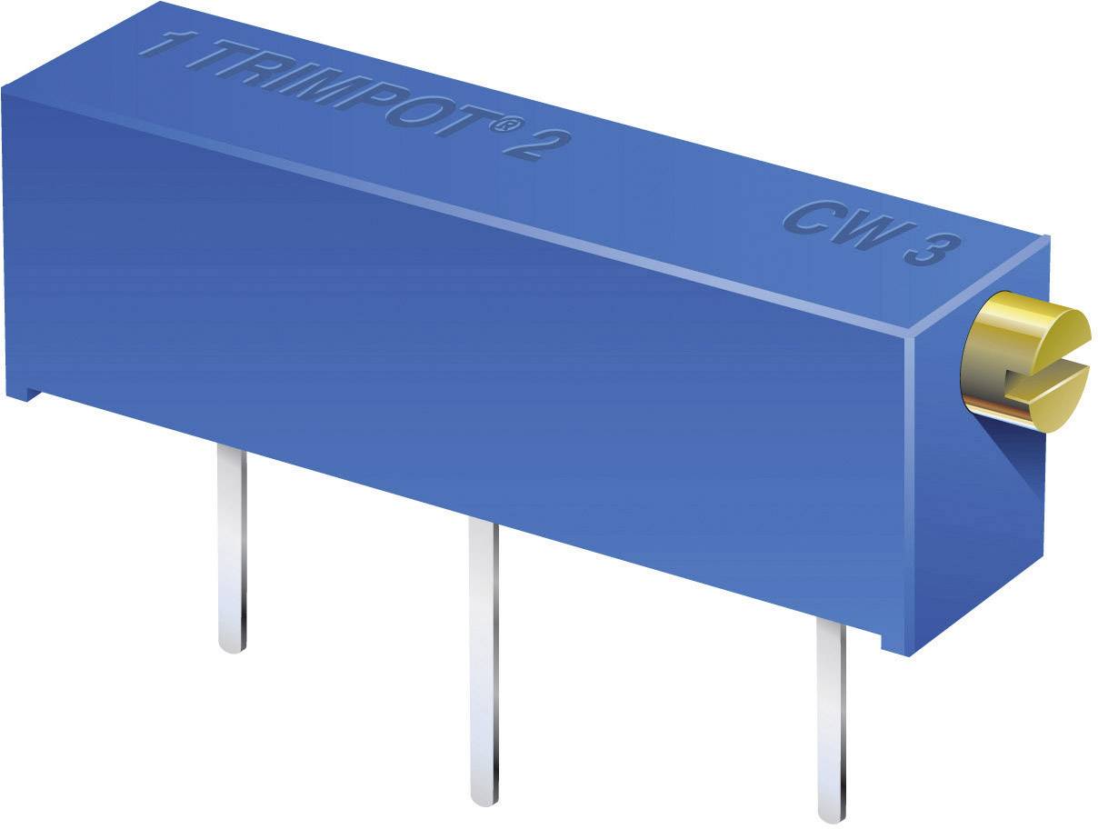 Bourns 3006P-1-501LF 3006P-1-501LF Potentiomètre variable 15 tours linéaire 0.75 W 500 Ω 5400 °