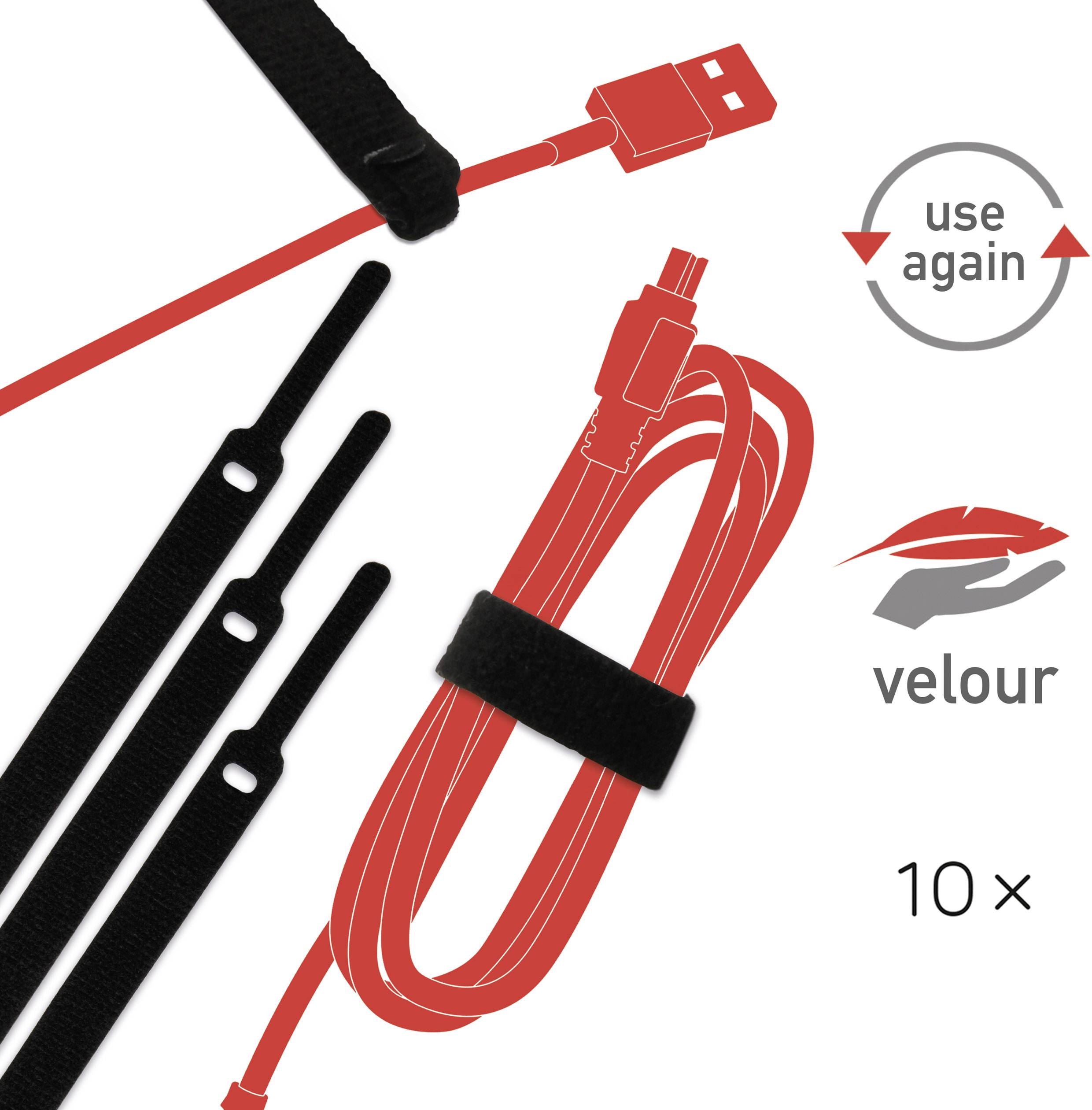 Label the Cable LTC 1110 noir 10 pc(s)