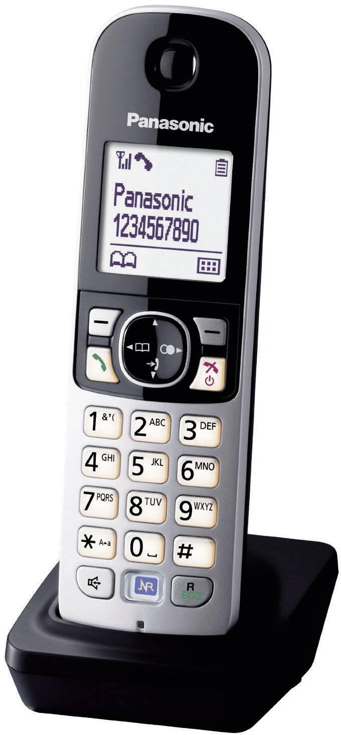 Combiné DECT supplémentaire Panasonic KX-TGA681EXB noir, argent