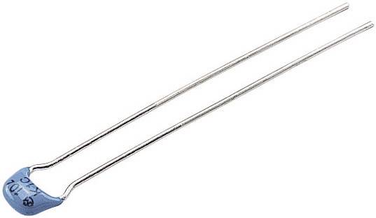 Condensateur céramique sortie radiale Weltron 453102 0.22 µF 50 V 20 %