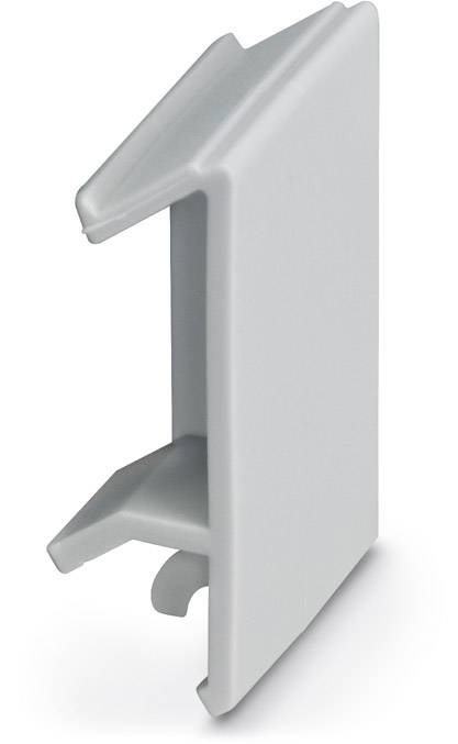 Pince de fixation blanche en plastique utilisée pour attacher des câbles ou des conduites.