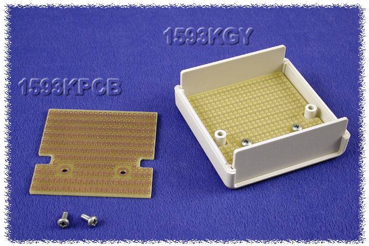 Carte de prototypage Hammond Electronics 1593KPCB (L x l) 56 mm x 57 mm FR4