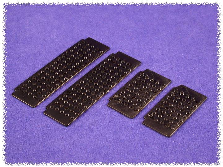 Plaque de guidage Hammond Electronics 1594ED5 ABS noir 5 pc(s)