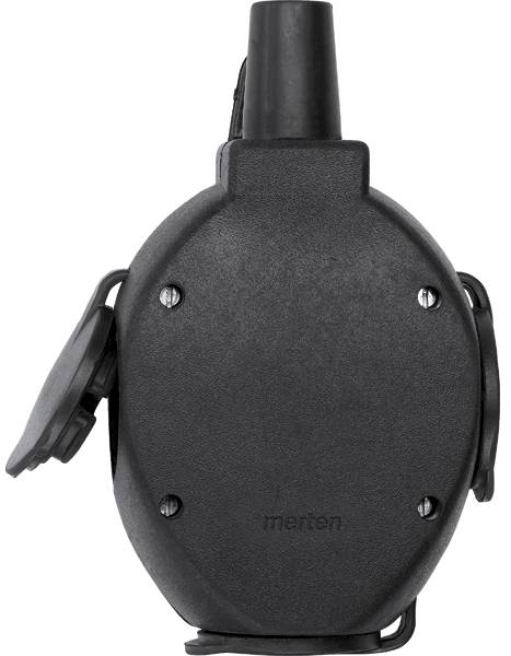 Adaptateur triple Schneider Electric 179851 caoutchouc 230 V noir IP44