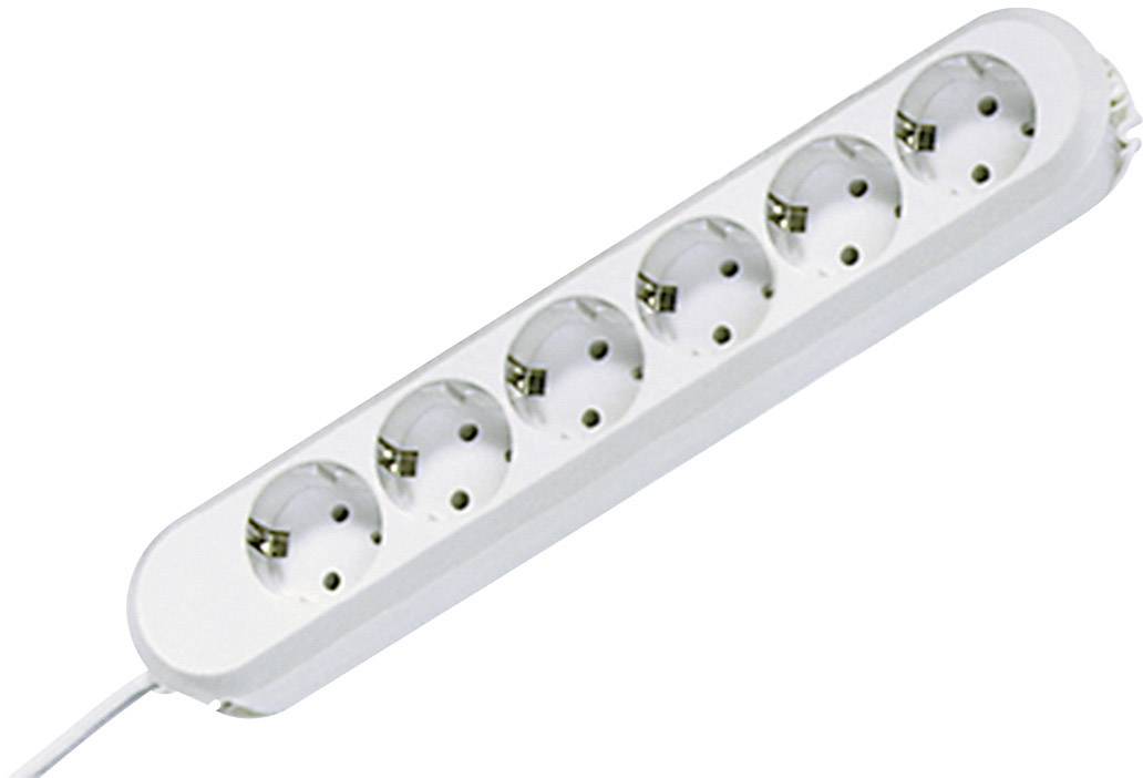 Multiprise x6 Bachmann 381.248K blanc