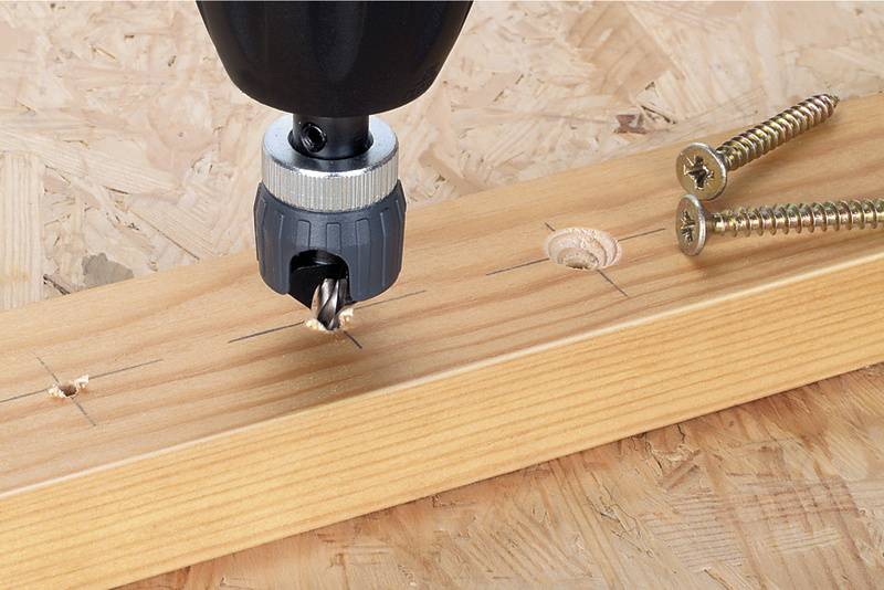 Foret d'amorçage Wolfcraft 2544000