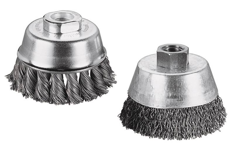 Brosse métal soucoupe Wolfcraft 2700000