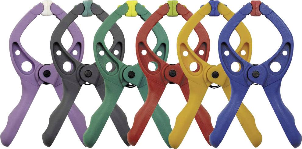 6 microfix - micro-pinces à ressort Wolfcraft 3420000